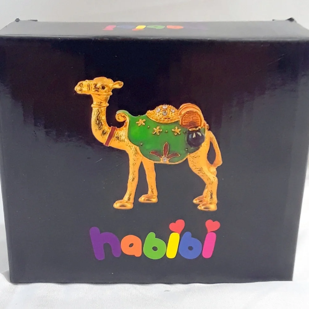 Habibi Camel Pewter Jewel Box